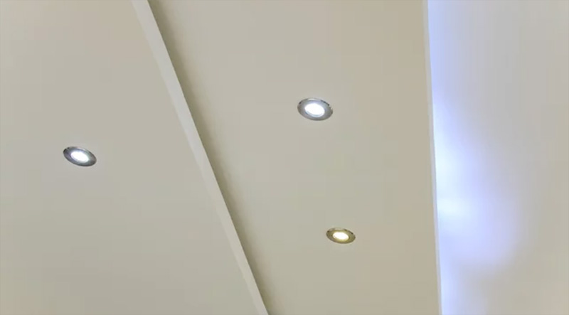 Suspended ceilings with drywall