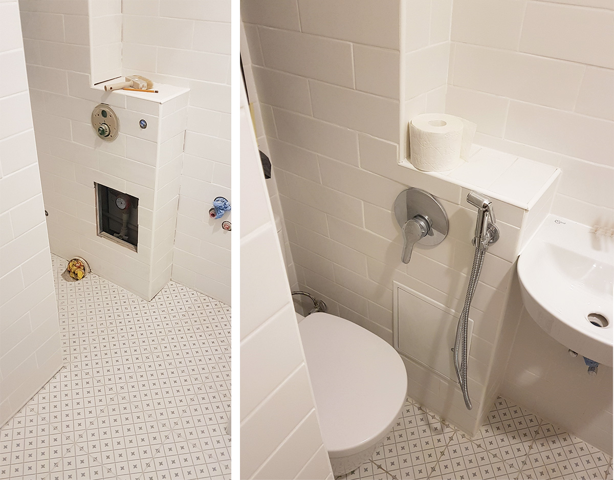 Bathroom renovation Sofia - shower installation