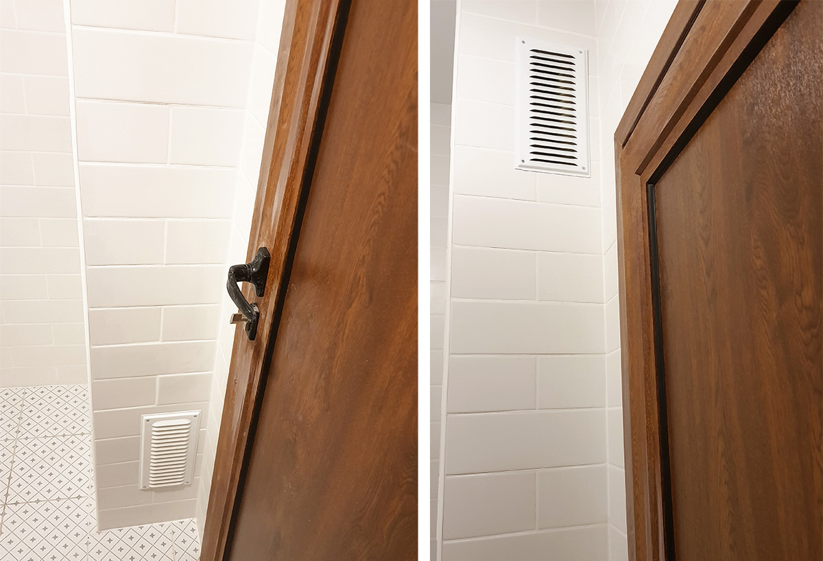 Bathroom renovation Sofia - installation of fans and ventilation grilles in a bathroom